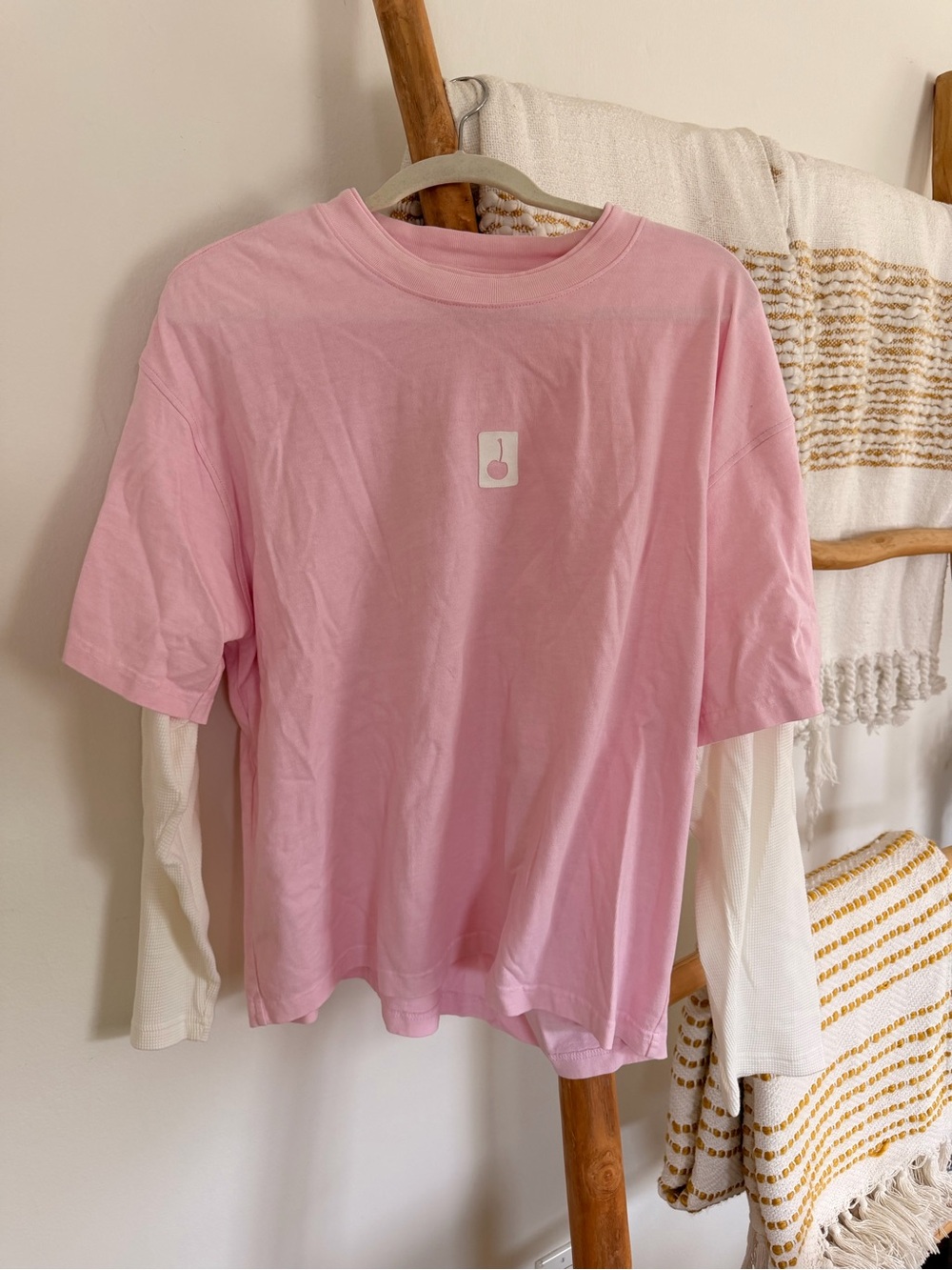 Bloody Sunday UNRELEASED Pink Core Twofer - M Long Sleeve